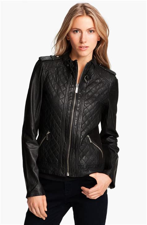 michael kors jackets women's tj maxx|Michael Kors leather jacket.